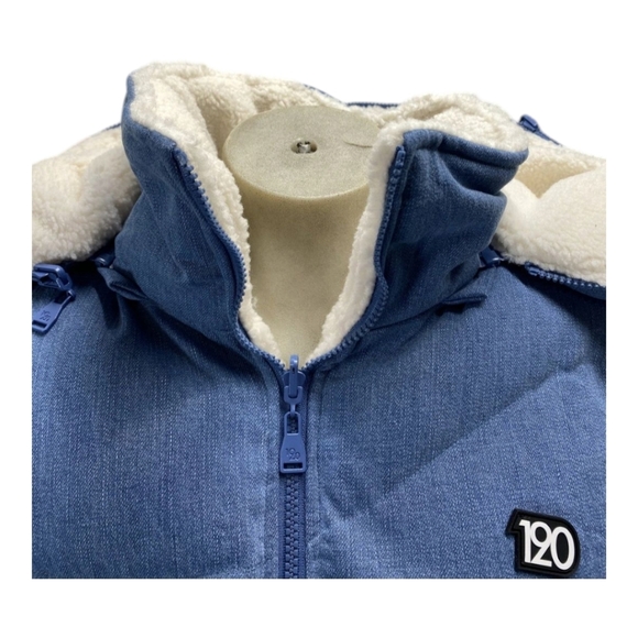 NineteenTwenty Ultimate Bomber Vintage Denim Sz Med Reversible Convertible New - Picture 8 of 16